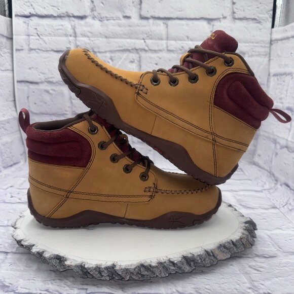 Kuru Quest Women's Size 7.5 Hiking Boots Golden Wheat Leather EUC - Picture 9 of 11